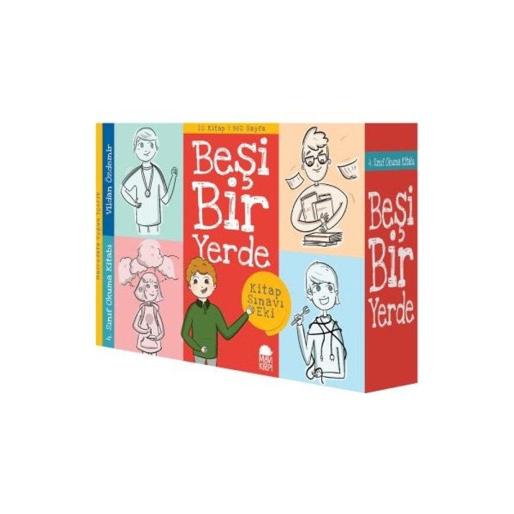 Beşi Bir Yerde 4. Sınıf Okuma Seti (10 Kitap) - Vildan Özdemir Çocuk Öykü Fiyatı