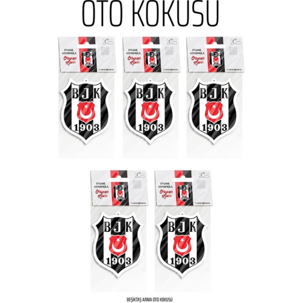 Beşiktaş 5 ' Li Lisanslı Beşiktaş Arma Tasarımlı Dekoratif Okyanus Kokulu Oto Kokusu ve Aksesuarı Oto Kokuları Fiyatı