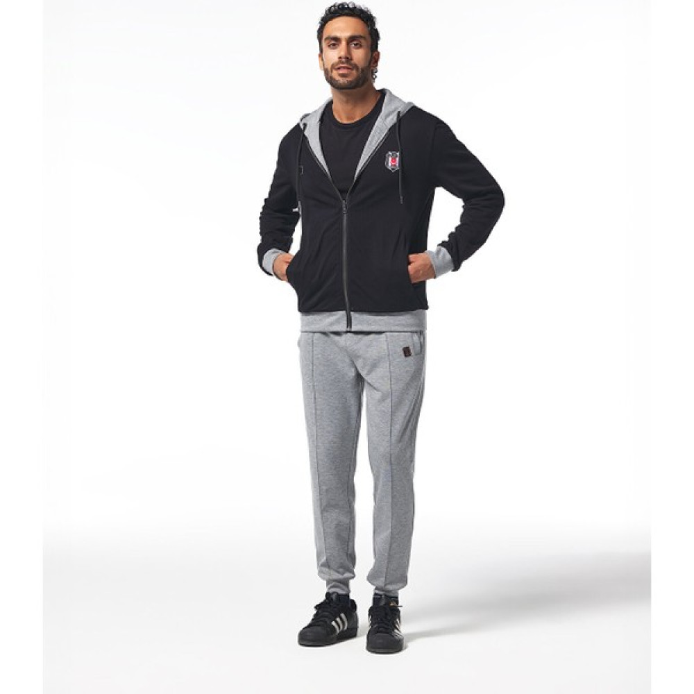 Beşiktaş Erkek Çift Taraflı Kapüşonlu Fermuarlı Sweatshırt 7425244T3 Erkek Sweatshirt Fiyatı