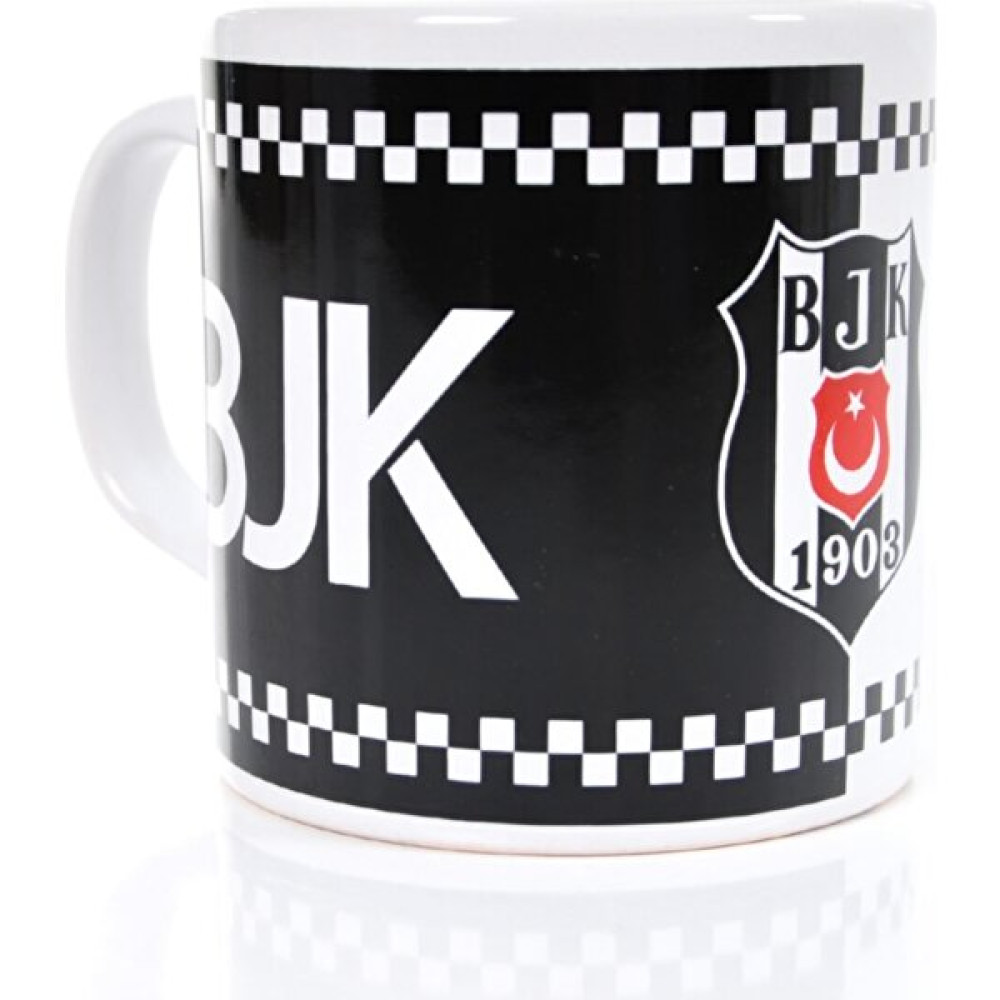 Beşiktaş Taraftar Lisanslı Seramik Kupa Bardak - Siyah - Beyaz Fincan / Bardak / Kahve Takımı Fiyatı