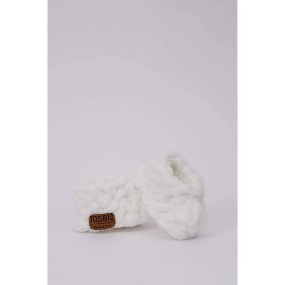 Beşikteki Bebek Için Ayakkabı Alize Puffy Hoş Rahat Bebek Yeni Doğan Ayakkabı Panduf Beyaz 0-3m Organik Sertifika By Tosbiq Baby Made In Turkey Bebek Ayakkabısı Fiyatı