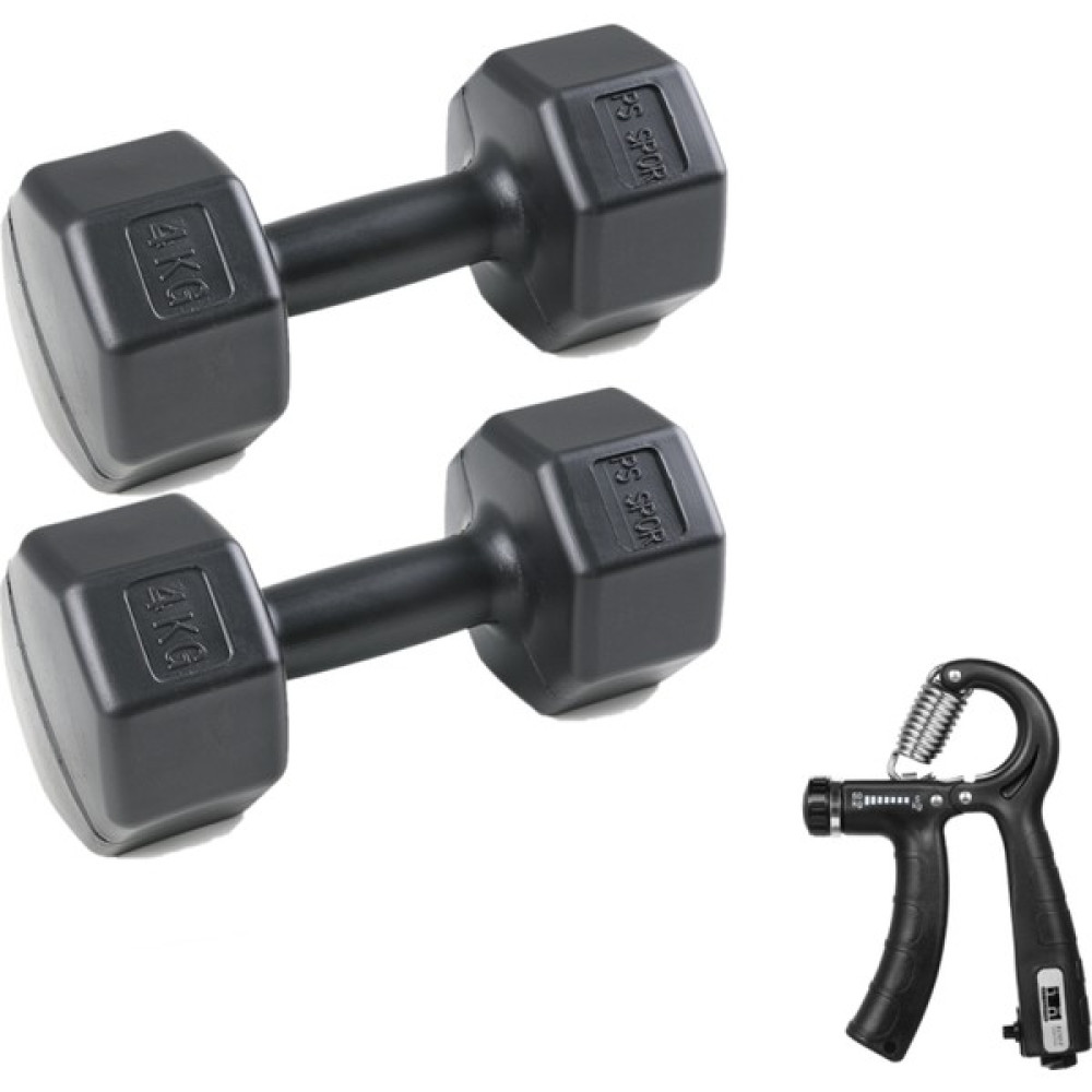 Besinistanbul Ps Spor 2 Adet 4 kg Dambıl +Ayarlanabilir Sayaçlı El Yayı Dambıllar & El / Ayak Ağırlıkları Fiyatı