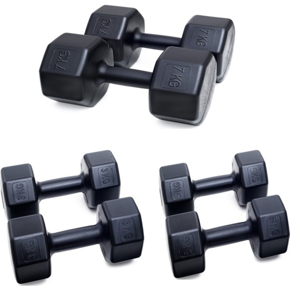 Besinistanbul Ps Spor 3 Çift Dambıl Set 3 kg + 5 kg + 7 kg Dambıllar & El / Ayak Ağırlıkları Fiyatı