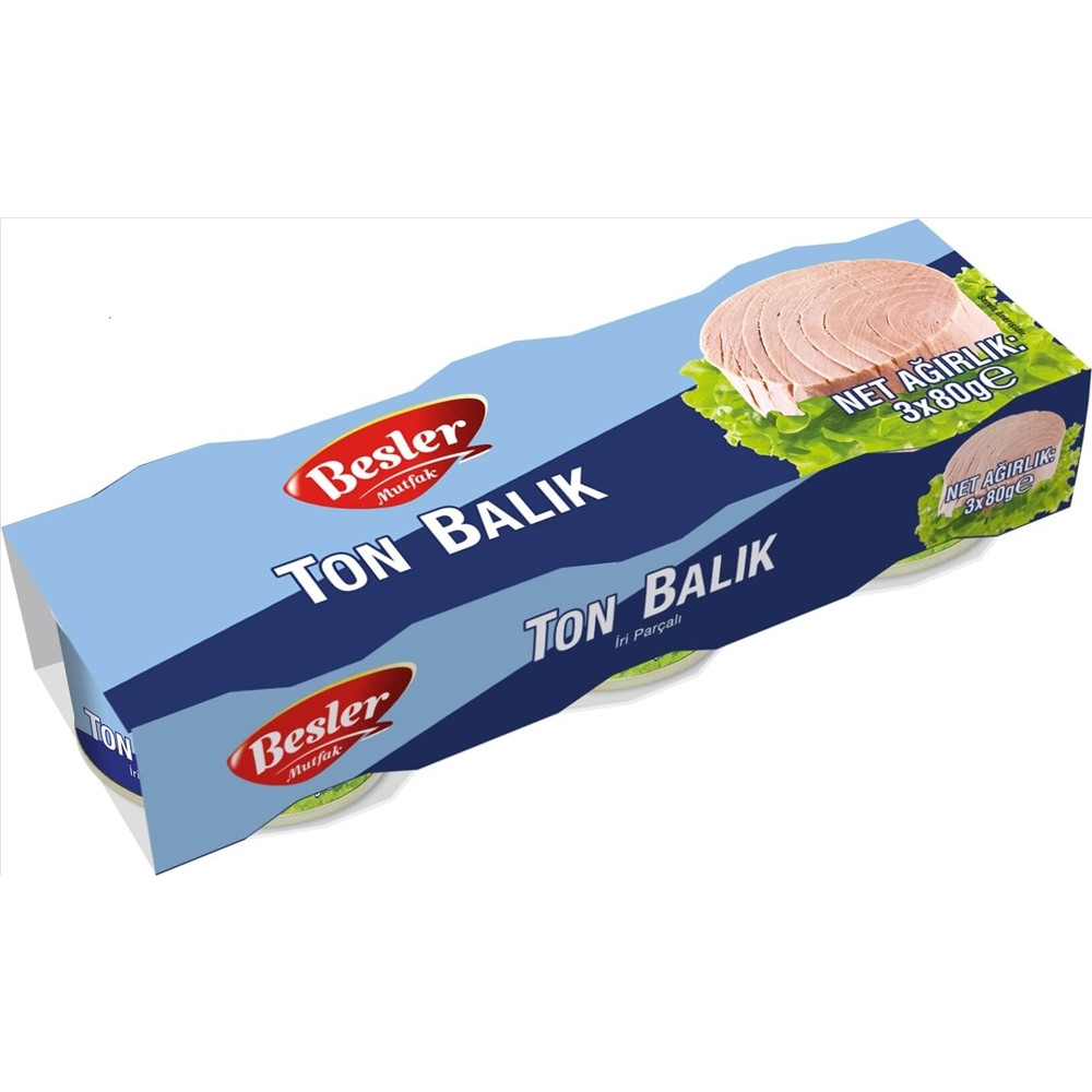 Besler Mutfak Ton Balığı 3x80 g Konserve Fiyatı