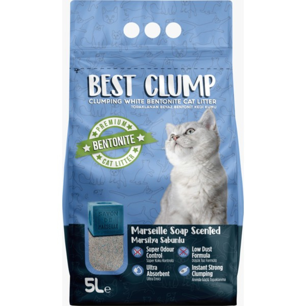 Best Clump Marsilya Sabun Kokulu Kedi Kumu 5 Lt Evcil Hayvan Ürünleri Fiyatı
