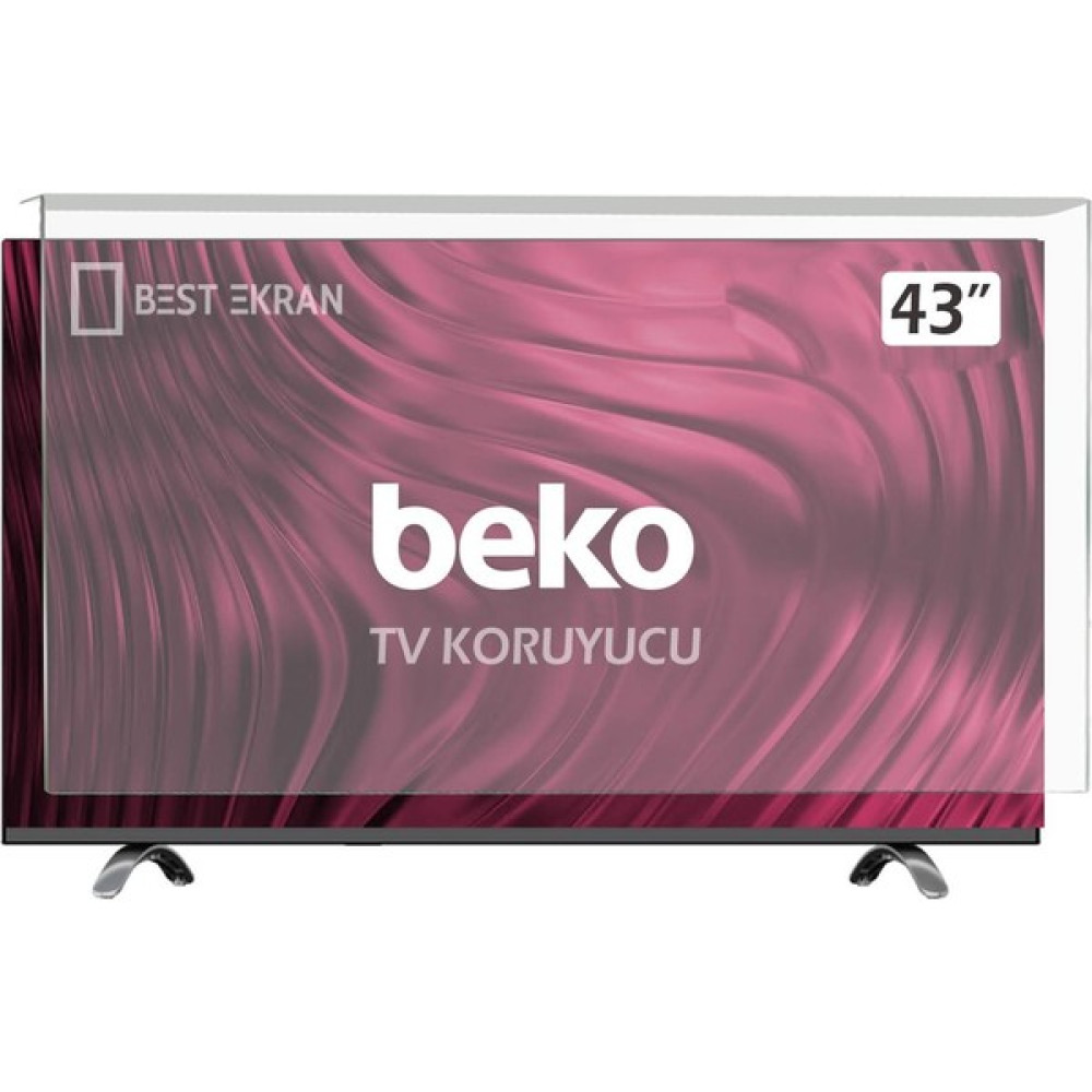 Best Ekran Beko B43L67605W Tv Ekran Koruyucu - Beko 43" Inç Tv Ekran Koruyucu Şeffaf Paneli - 43 inç Oto Boyaları Fiyatı