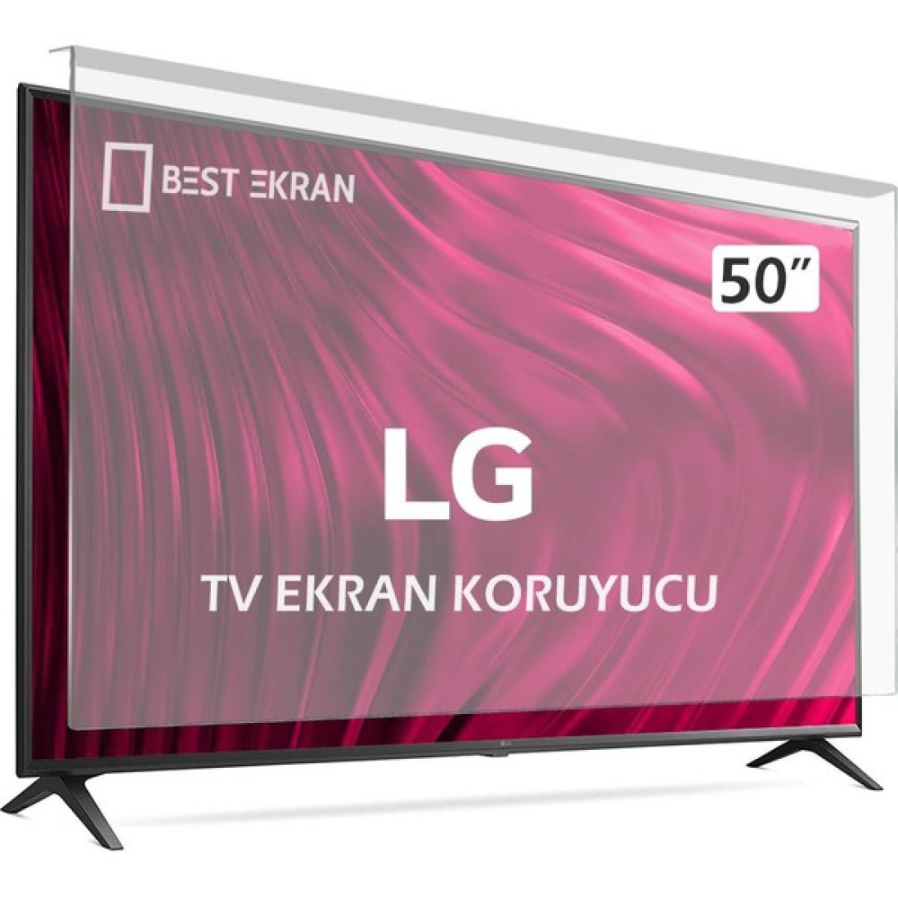 Best Ekran Lg 50UK6470PLC Tv Ekran Koruyucu - Lg 50" Inç Ekran Koruyucu - 50 inç TV Aksesuarları Fiyatı