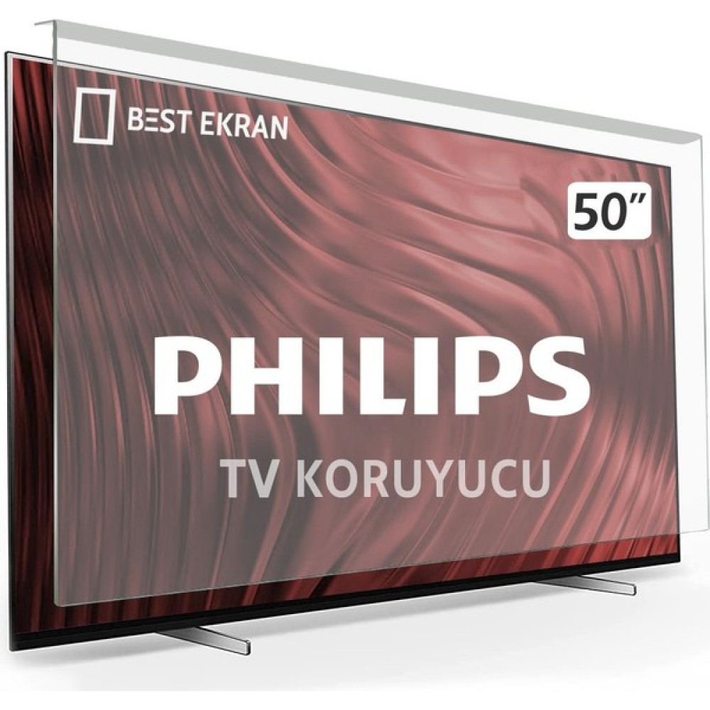 Best Ekran Philips 50PUS8507 Tv Ekran Koruyucu - Philips 50" 126cm 127 Ekran Koruma paneli - 50 inç TV Aksesuarları Fiyatı