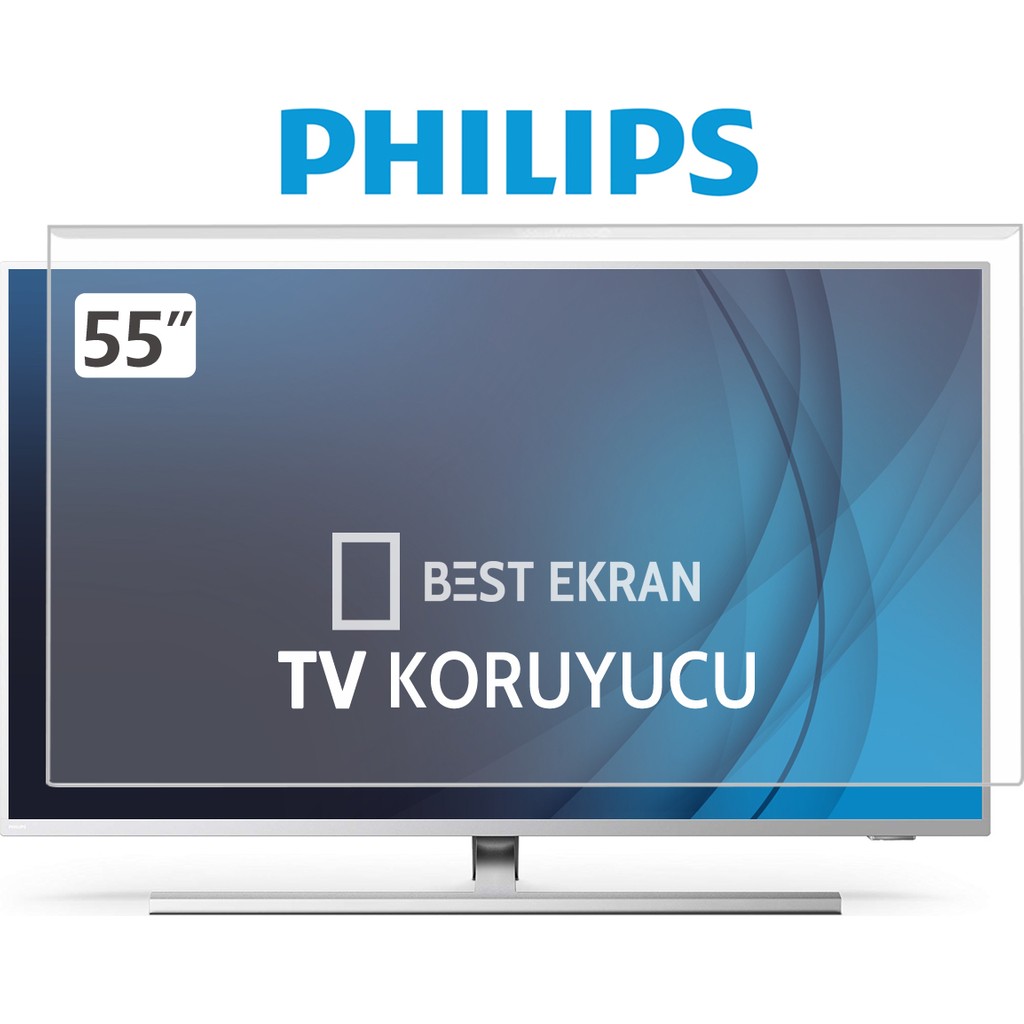 Best Ekran Philips 55" inç 139 cm Tv Ekran Koruyucu OLED QLED The one Ambilight Smart 4k-8k Led UHD Android Ultra hd uyumlu - 55 inç TV Aksesuarları Fiyatı