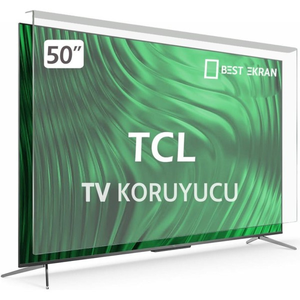 Best Ekran Tcl 50C725 Tv Ekran Koruyucu - Tcl 50" Inç Kırılmaz Ekran Koruyucu - 50 inç TV Aksesuarları Fiyatı