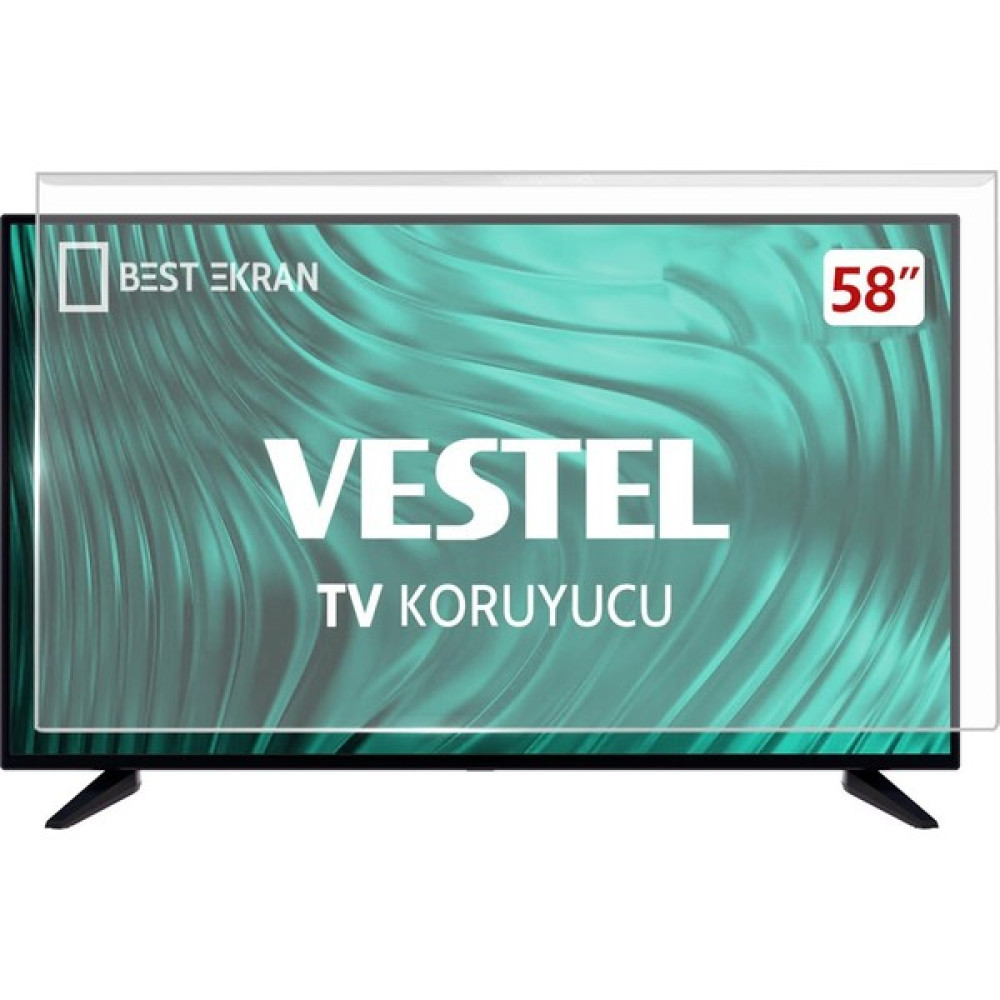 Best Ekran Vestel 58U9400 Tv Ekran Koruyucu - Vestel 58" Inç 147 Ekran Koruyucu - 58 inç TV Aksesuarları Fiyatı