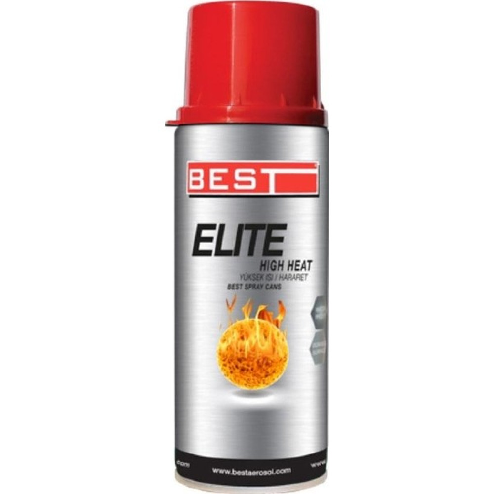 Best Elite Kırmızı 600 C Isıya Dayanıklı Sprey Boya 400 ml Boya Malzemeleri Fiyatı