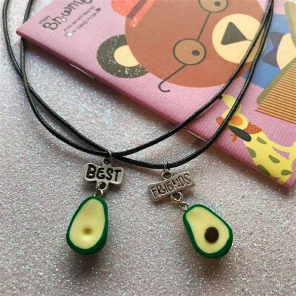 Best Frıends Avokado Çift Kolye Bijuteri Kolye Fiyatı