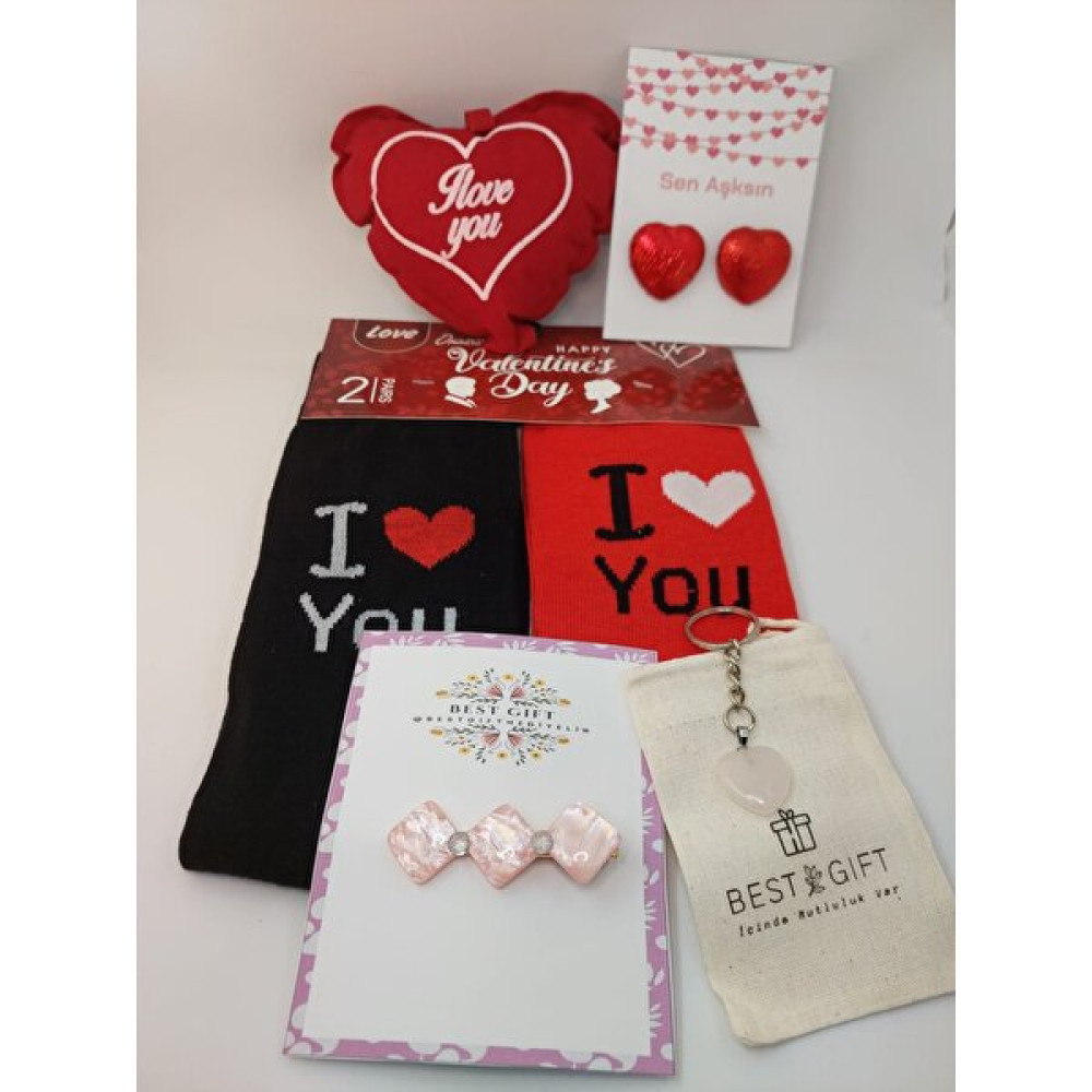 Best Gift Sevgiliye Hediye Seti Hediye Paketinde - Çoraplı Set Altın, Takı & Aksesuar Fiyatı