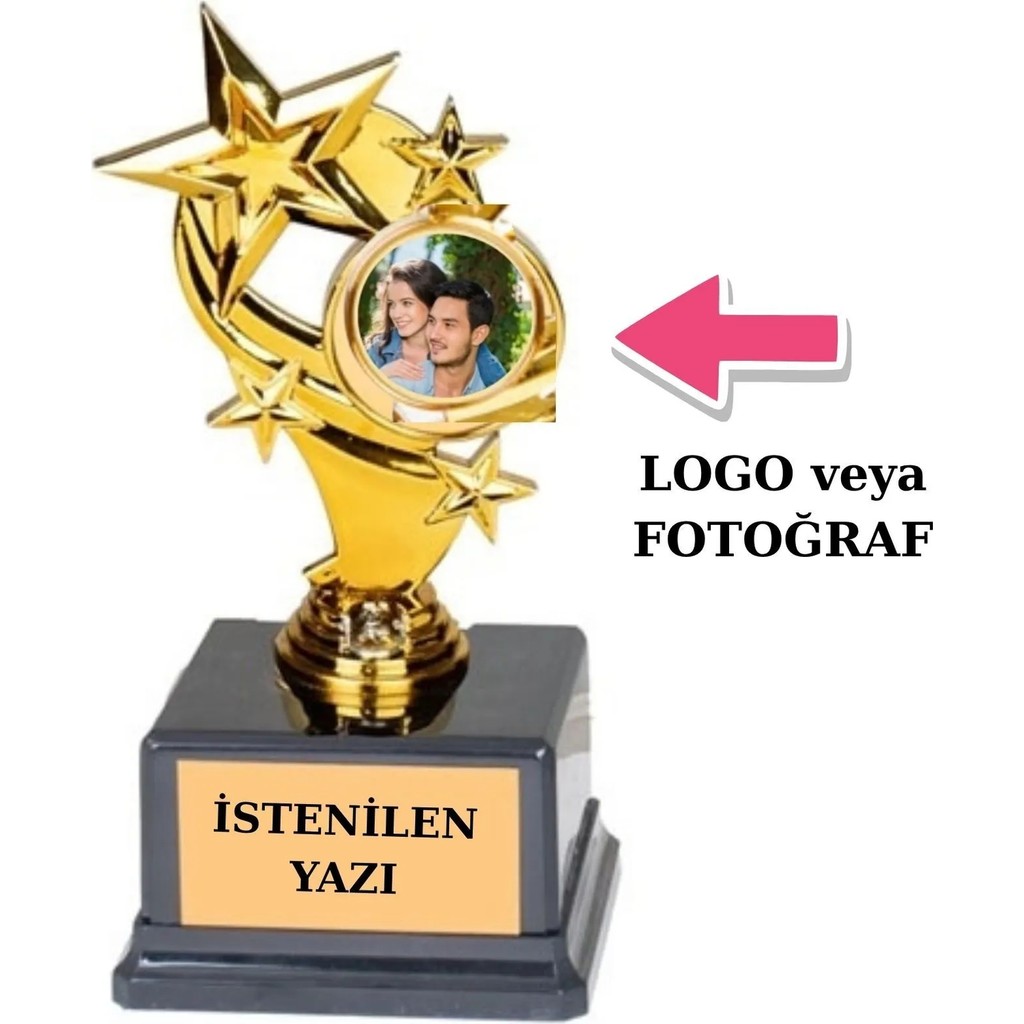 Best Hediye Yıldız Figürlü Ödül Kupası 23 cm-yazı,logo baskı dahil Fincan / Bardak / Kahve Takımı Fiyatı