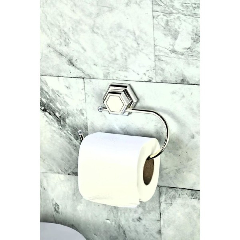 Best Hırdavat Altıgen Yapışkanlı Gümüş Açık Tuvalet Kağıtlığı Wc Kağıtlık Tutucu Peçetelik Oto Boyaları Fiyatı