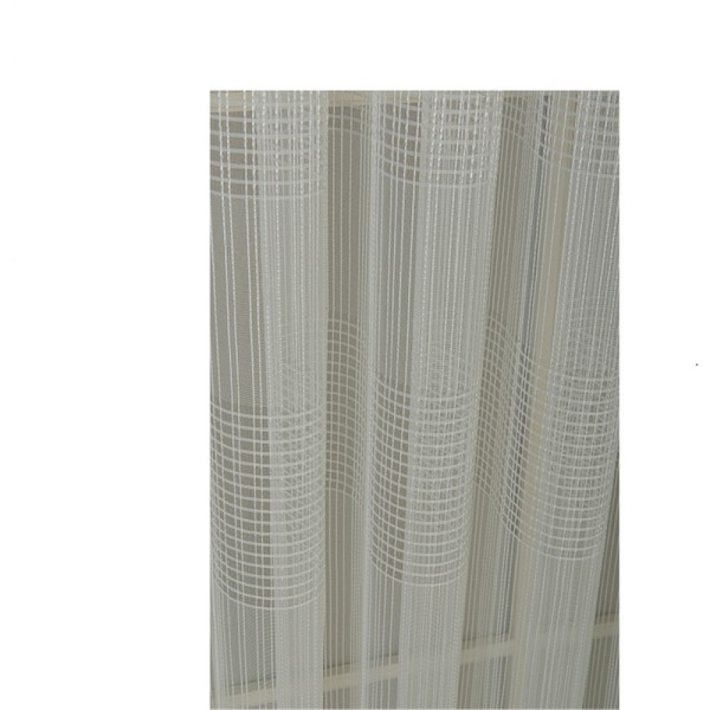 Best Home Collection Taraklı Zincir Desen Tül Perde Pilesiz Düz Dikim - Ekru - 200 x 230 cm Tül Perde Fiyatı