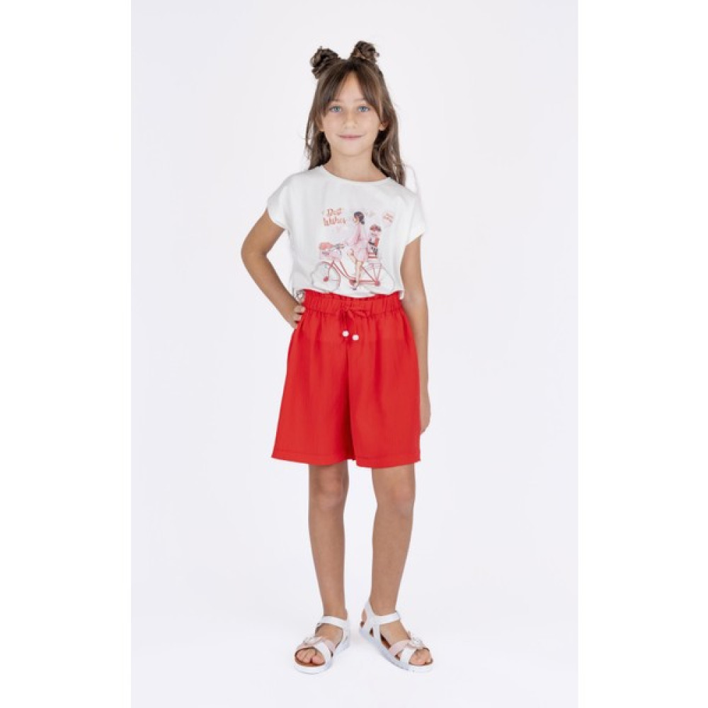 Best Kids Kız Çocuk Beli Lastikli Şort BK23YK14096 Kız Çocuk Capri / Kapri Fiyatı