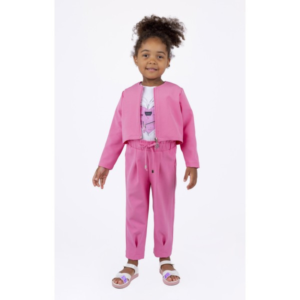 Best Kids Kız Çocuk Fermuarlı Crop Ceket Kız Çocuk Mont Fiyatı