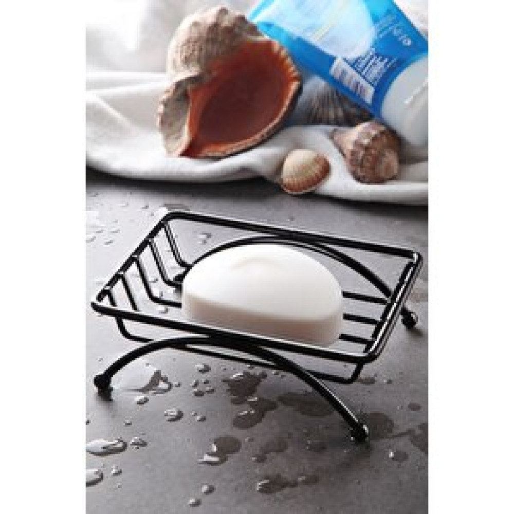 Best Kitchen Metal Dikdörtgen Katı Sabunluk Standı Banyo-Mutfak Siyah Sabunluk Fiyatı