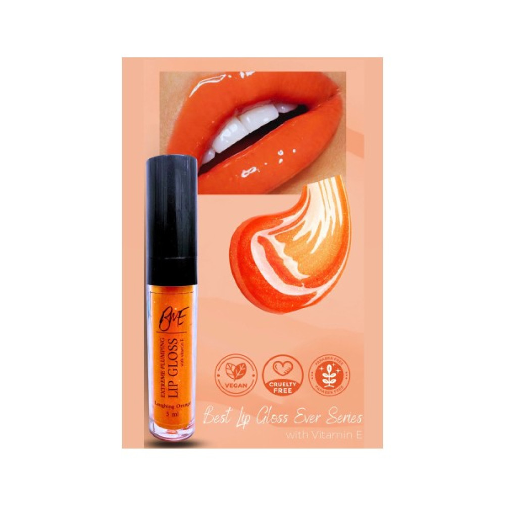 Best Match Ever Lipgloss - Vegan Dolgunlaştırıcı E Vitaminli Turuncu Dudak Parlatıcısı - Laughing Orange Lip Gloss Rujlar & Dudak Parlatıcıları Fiyatı