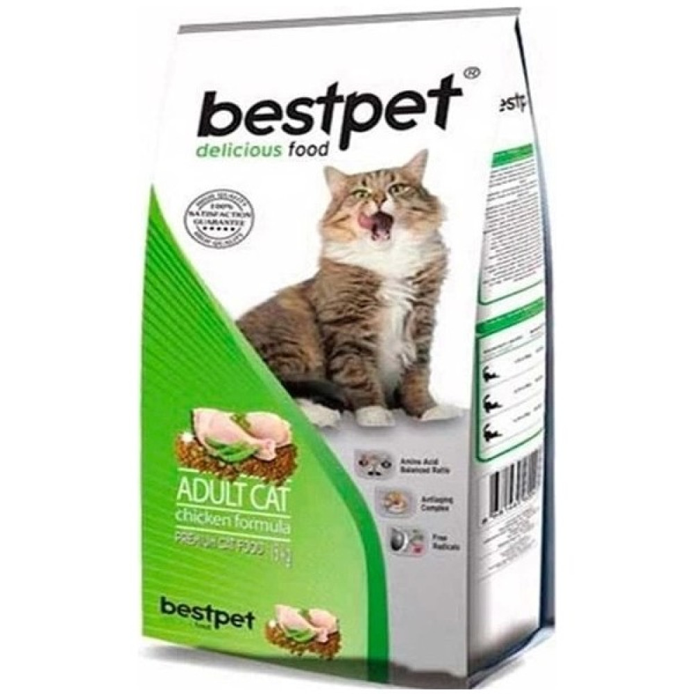 Best Pet Tavuklu Yetişkin Kedi Maması 1 kg Evcil Hayvan Ürünleri Fiyatı