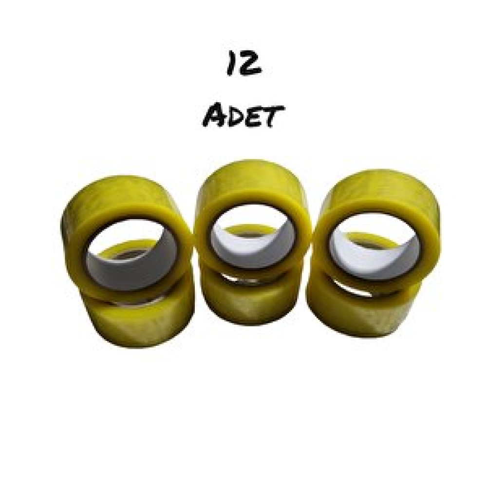 Best Şelale 45 Mm X 100 Mt Şeffaf Koli Bandı Akrilik 12 Adet Bant Fiyatı