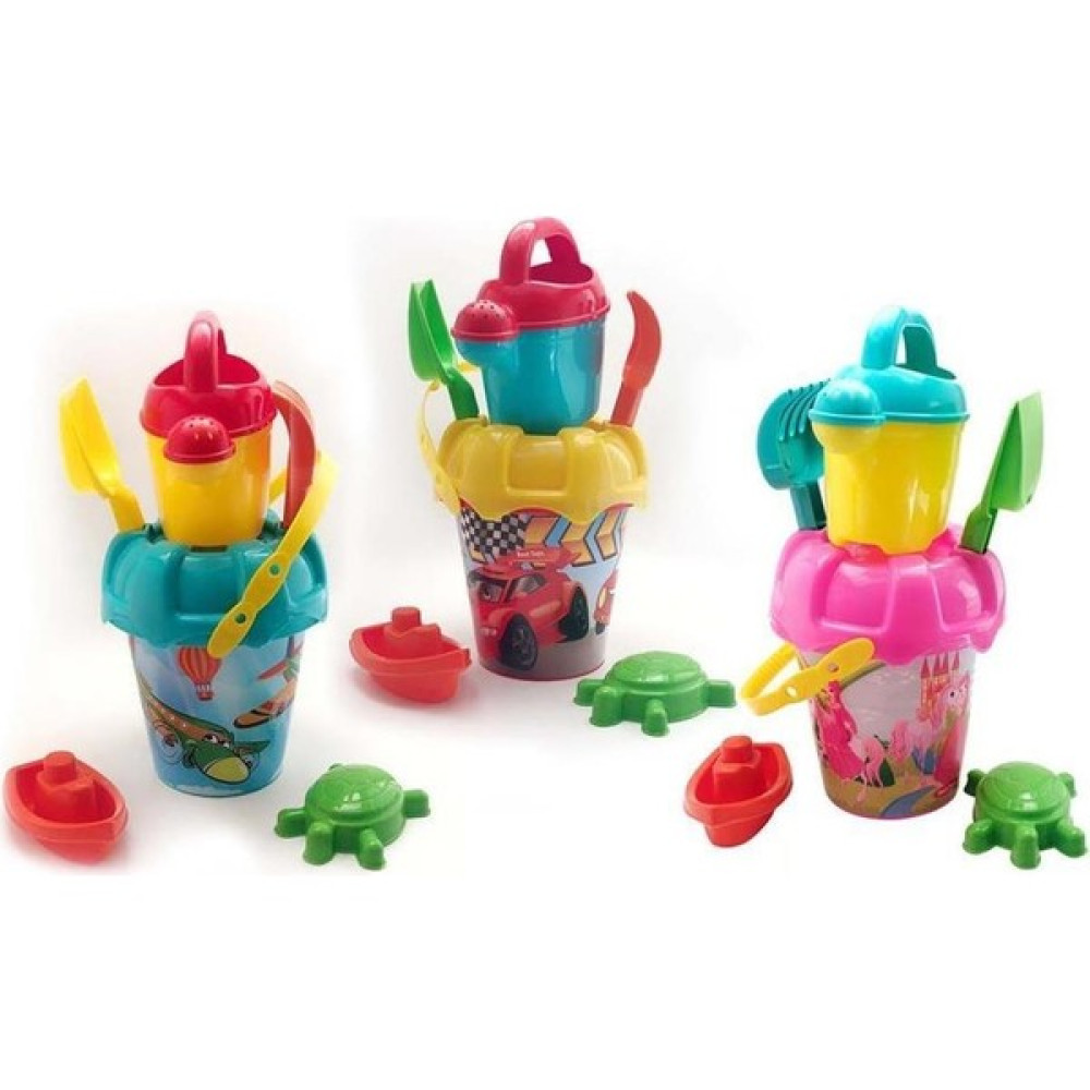 Best Toys Besttoys Resimli Küçük Boy Aksesuarlı Ful Kum Kovası Şişme Su Ürünleri Fiyatı