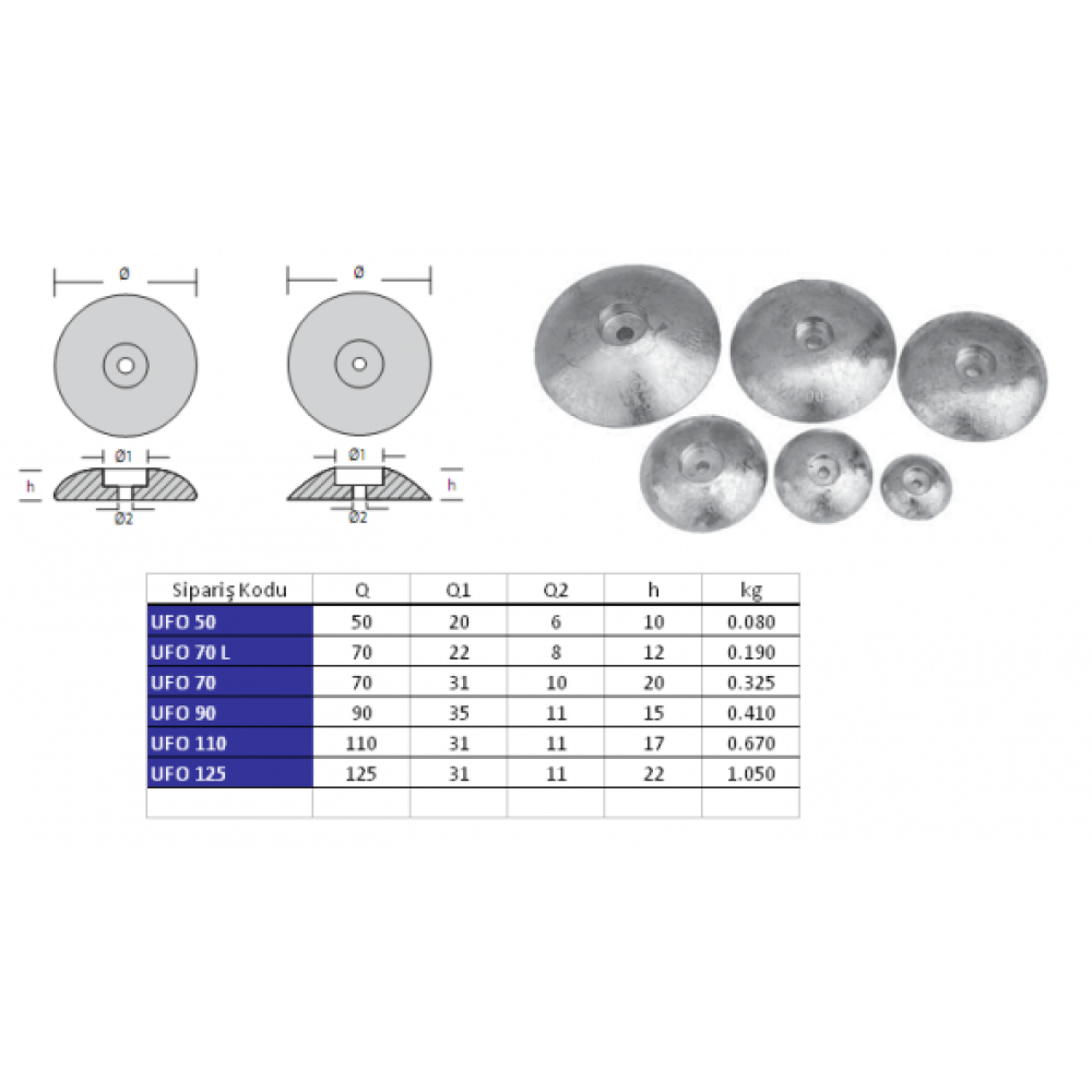 Best Ufo Flange Tutya  50Mm Spor & Outdoor Fiyatı