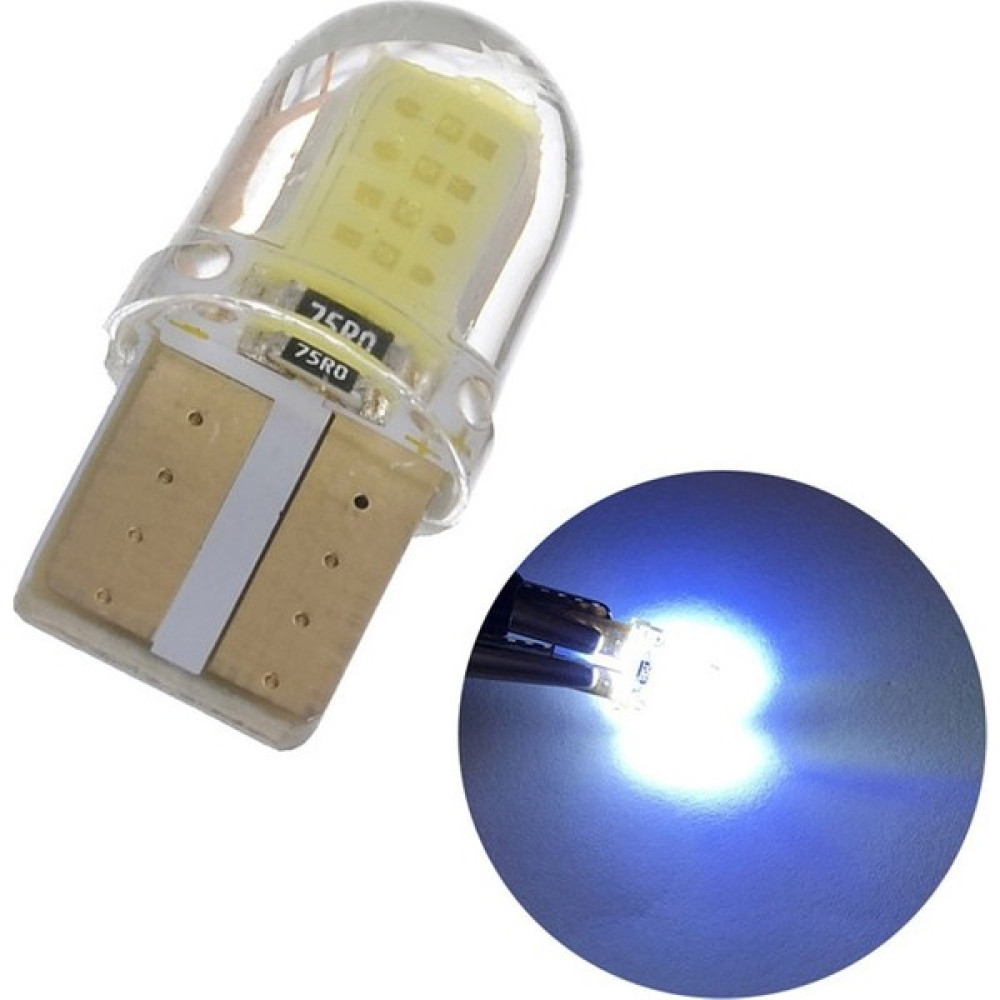 Best Wish Beyaz Yeni Varış T10 Cob LED Oto Silikon Kristal LED Genişlik Lambası W5W Araba Aksesuarları Lisans Kama Okuma Plakası Işık (Yurt Dışından) Oto Boyaları Fiyatı