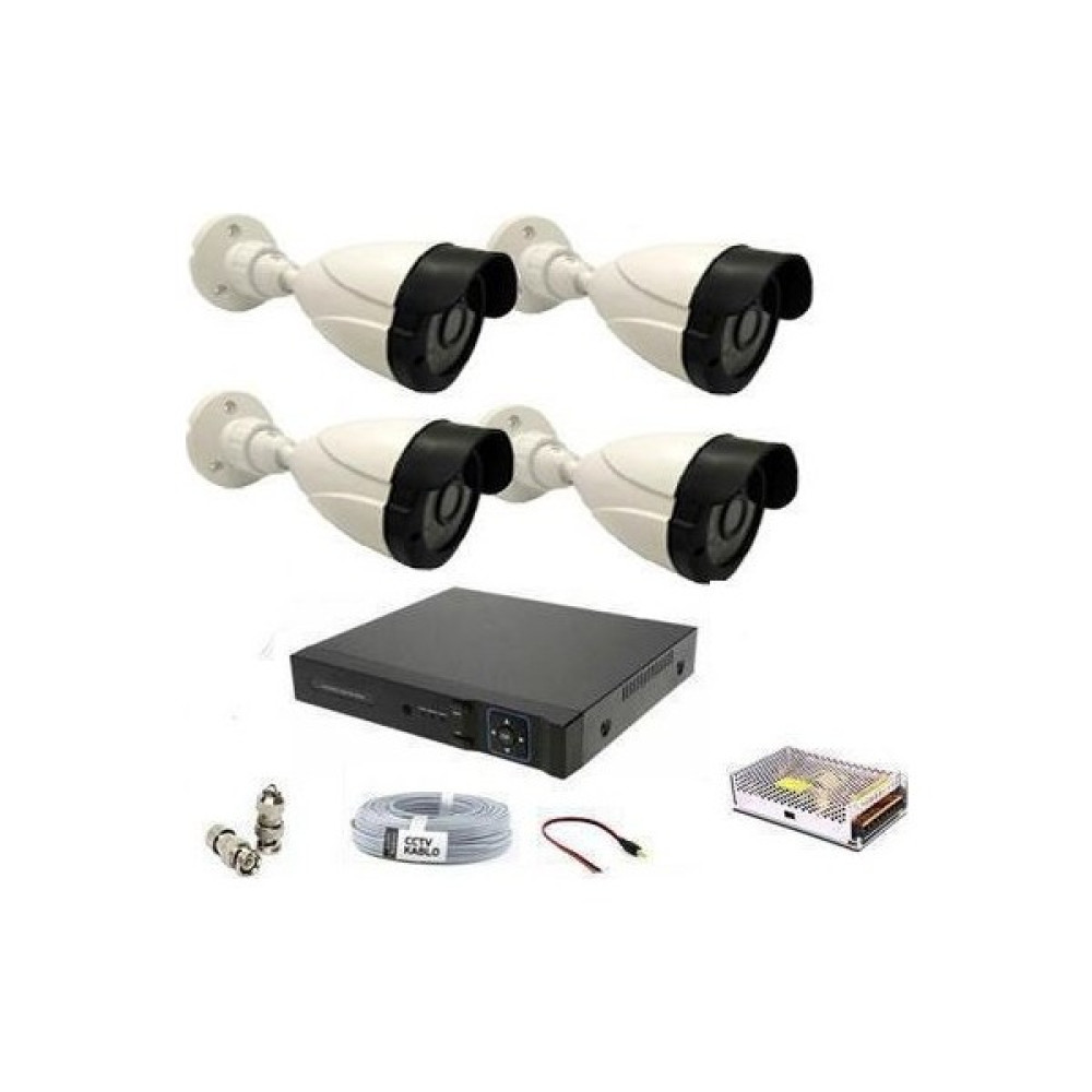 Besta 2mp 1080P 4 Kameralı Ahd Güvenlik Seti BG-5208 Oto Boyaları Fiyatı