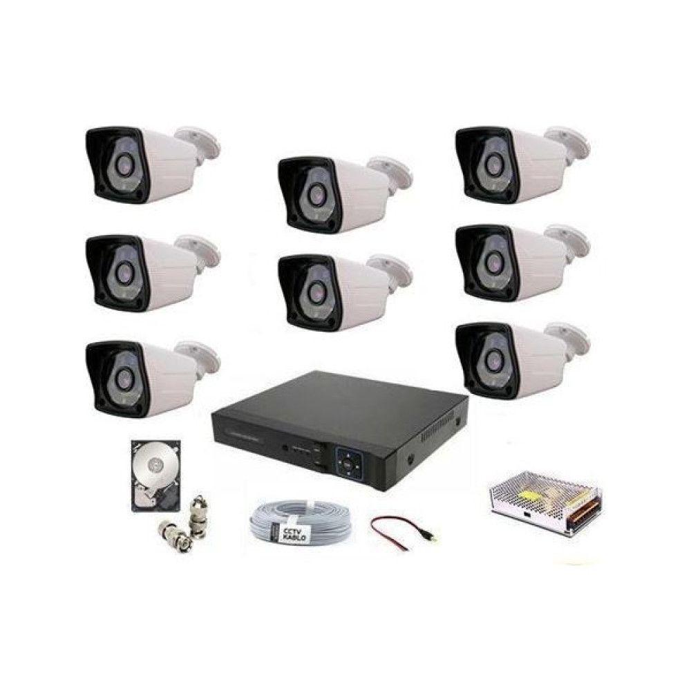Besta 2mp 1080P 8 Kameralı Ahd Güvenlik Seti BG-2128 - 320GB Harddisk Dahil Güvenlik Kameraları Fiyatı