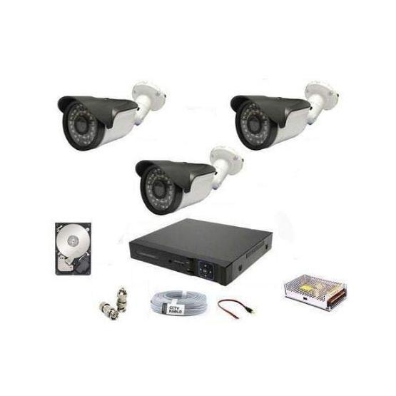 Besta BG-4153 1080P 2MP 3 Kameralı AHD Güvenlik Seti