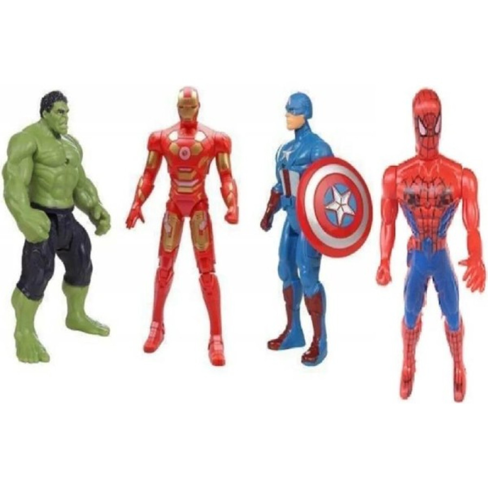Bestbox Avengers 2 Oyuncak 4 Lü Süper Kahraman Oyuncak Figürleri Ironman Hulk K. America Spiderman Oyuncak Fiyatı