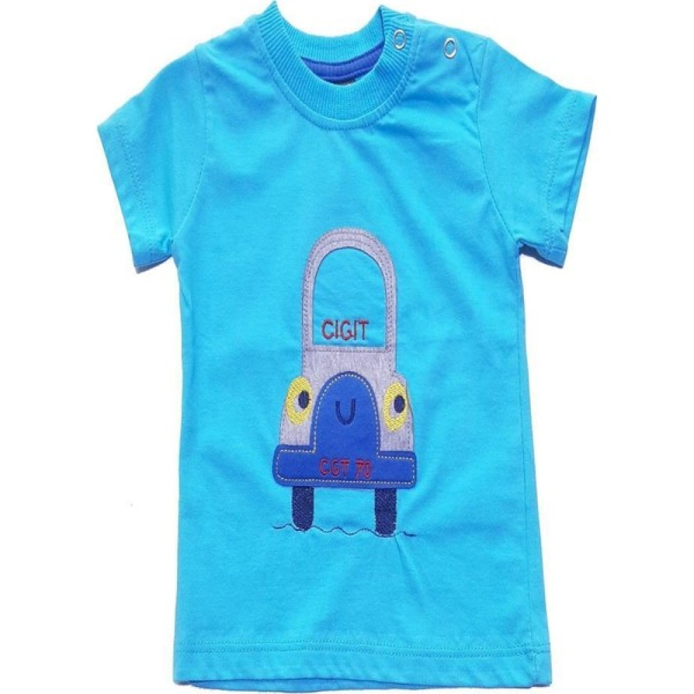 Bestbox Nakış Aplikeli Omuzdan Patlı Kısa Kol Cigit Tshirt Bebek Sweat Shirt Fiyatı