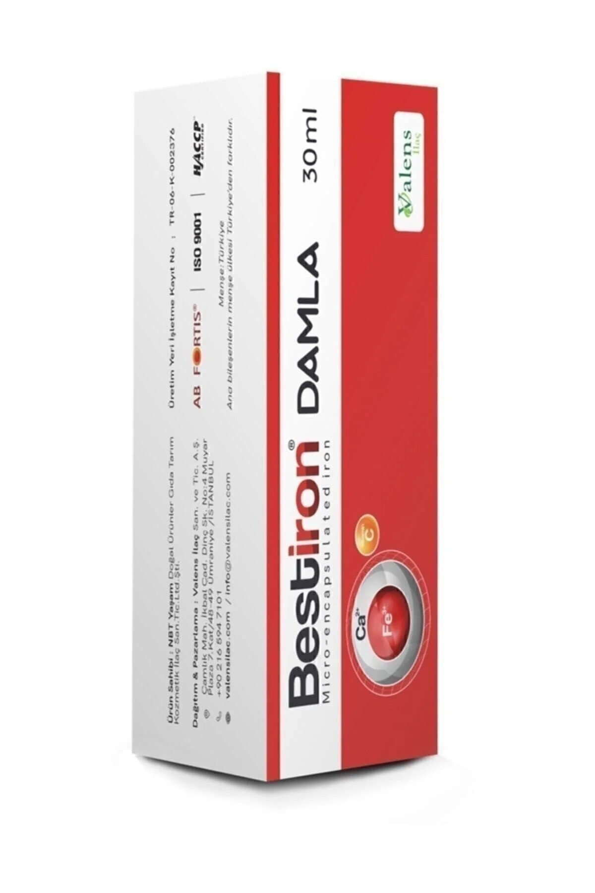 Bestiron Valens Damla 30 ml" Bebek Mamaları Fiyatı