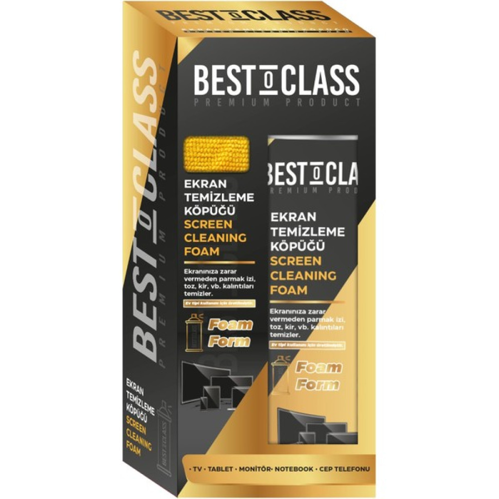 Bestoclass Premium Product Ekran Temizleme Köpüğü 500ML - Tv, Monitör, Tablet, Telefon, Laptop Için Genel Temizleme Köpük - Antistatik TV Aksesuarları Fiyatı