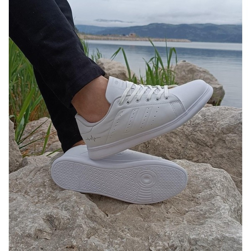 Bestof 041 Beyaz Sneaker Düz Taban Spor Ayakkabı Spor Ayakkabı Fiyatı