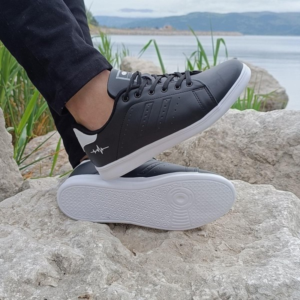 Bestof 041 Siyah Sneaker Düz Taban Spor Ayakkabı Spor Ayakkabı Fiyatı