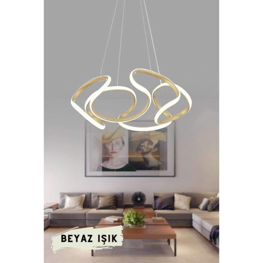 bestof tasarım Ada Modern Sarkıt Ledli Avize -Eskitme Model-Beyaz Işık- Oturma Odası - Salon - Yatak Odası - Mutfak - Siyah - 1'li Avize Fiyatı