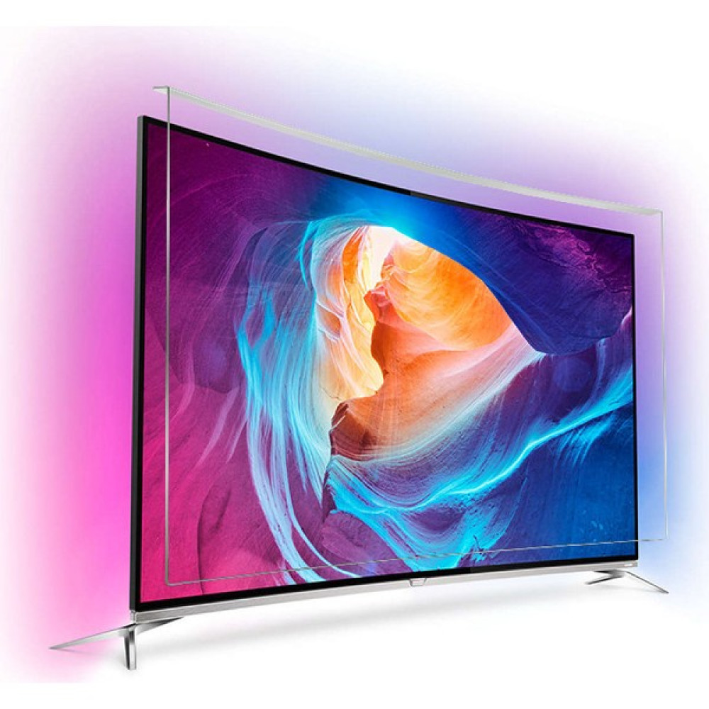Bestomark Kristalize Panel Samsung 55NU7500 Tv Ekran Koruyucu Curved Ekran - 55 inç TV Aksesuarları Fiyatı