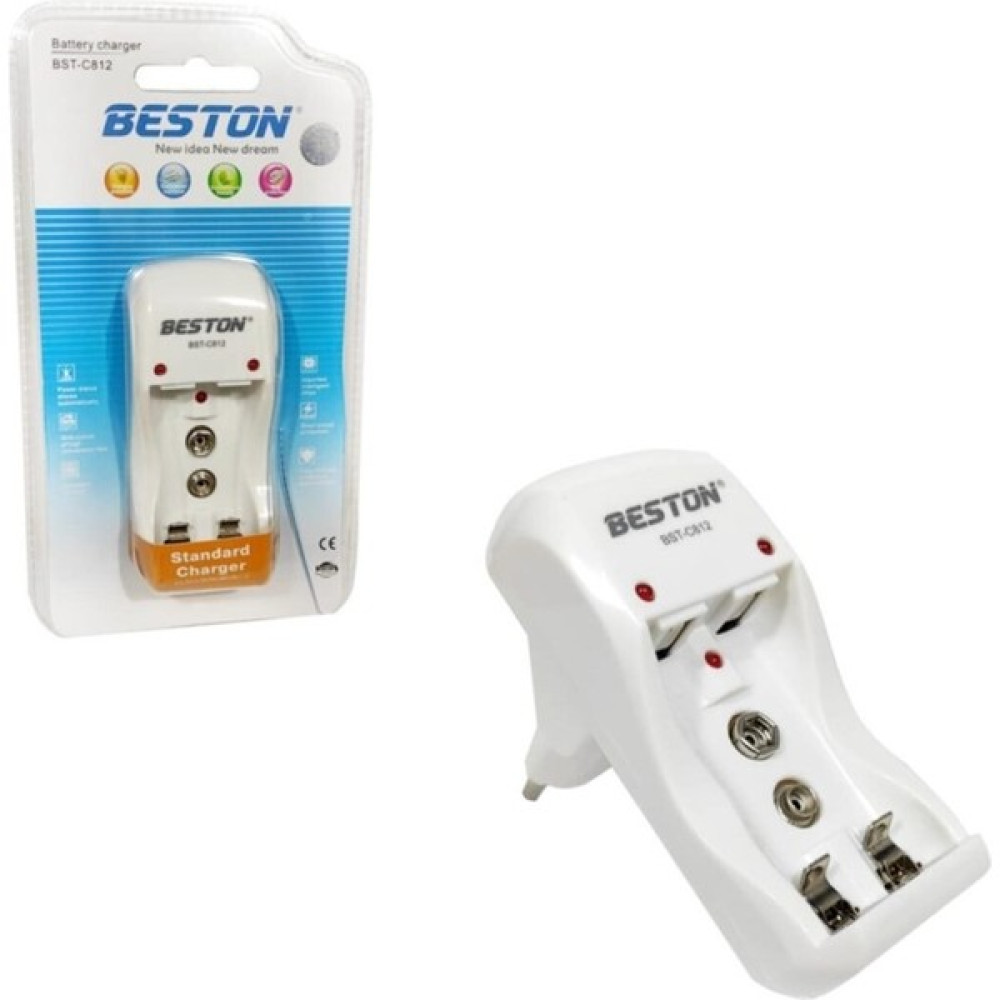 Beston BST-C812 2 x Aa-Aaa x 9 Volt Pil Şarj Cihazı Şarj Cihazları & Kitler Fiyatı
