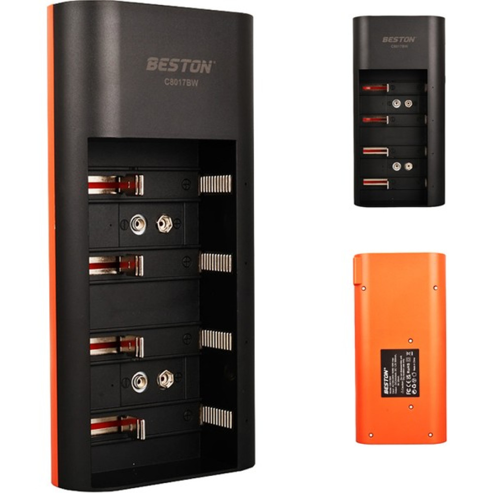 Beston C8017BW AA/AAA/9V/C Boy/d Boy Tüm Boy Pil Şarj Cihazı Şarj Cihazları & Kitler Fiyatı