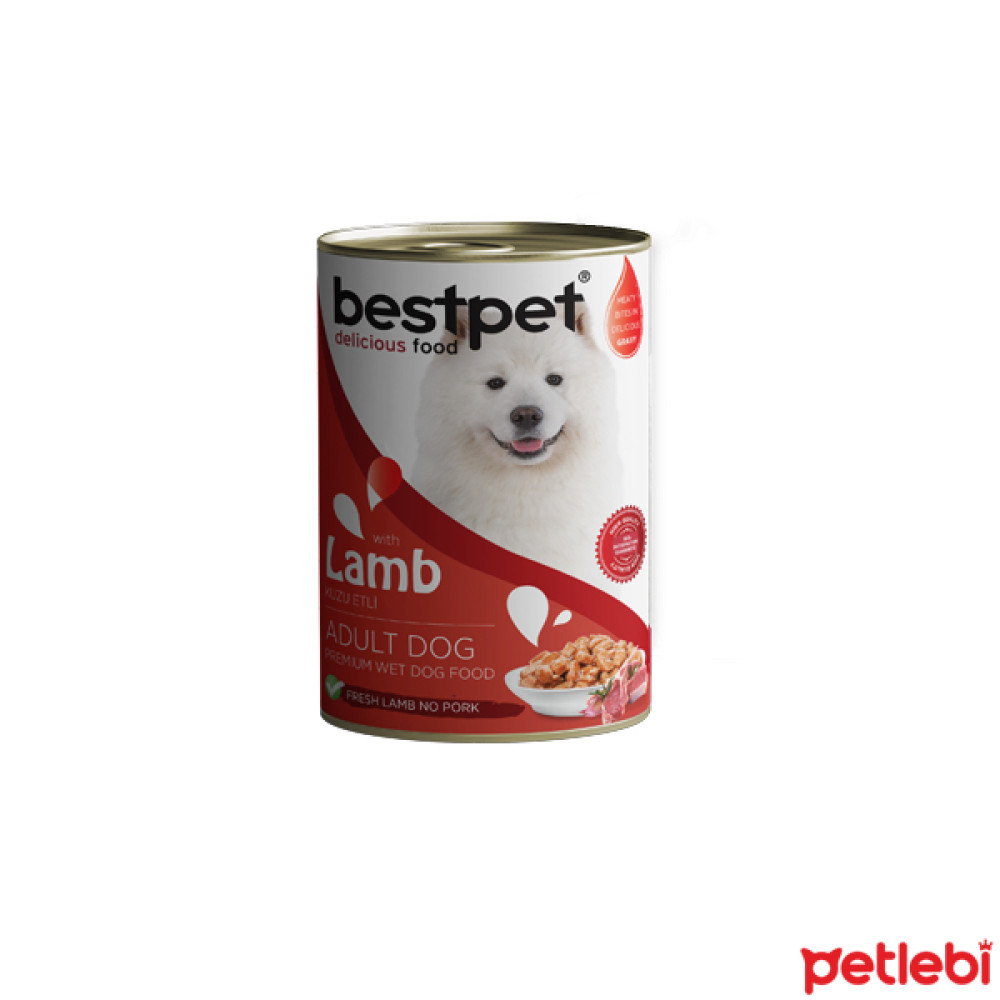 BestPet Kuzulu Yetişkin Köpek Konservesi 400gr Evcil Hayvan Ürünleri Fiyatı