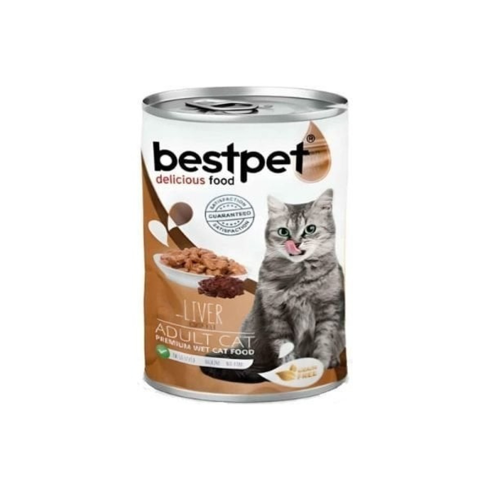 Bestpet Parça Etli ve Ciğerli Yetişkin Konserve Kedi Maması 400 gr Evcil Hayvan Ürünleri Fiyatı