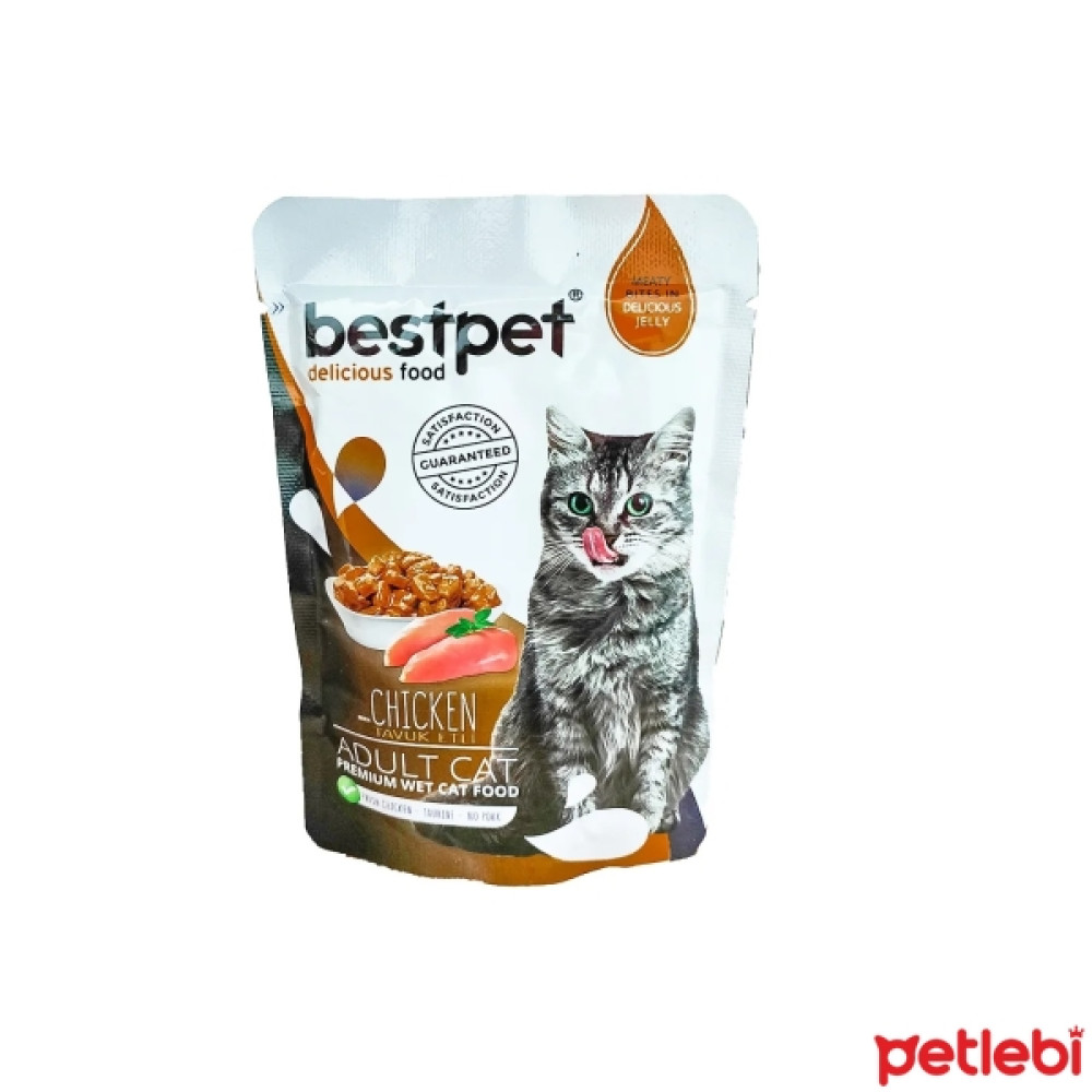 BestPet Pouch Tavuklu Yetişkin Kedi Konservesi 85gr Evcil Hayvan Ürünleri Fiyatı