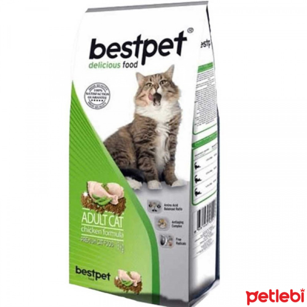 BestPet Tavuk Etli ve Pirinçli Yetişkin Kedi Maması 1kg Evcil Hayvan Ürünleri Fiyatı