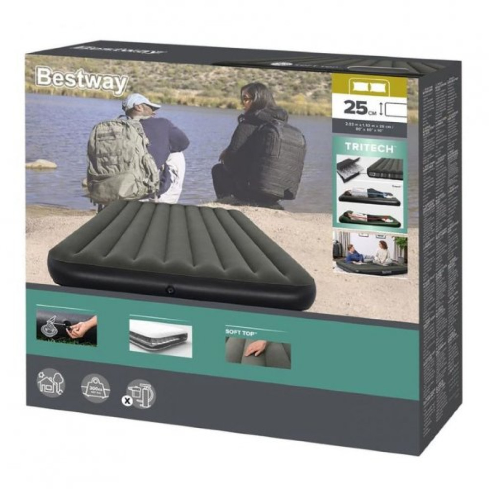 Bestway 2,03M*1,52M*25Cm Tritech Air Sisme Yatak Şişme Yatak Fiyatı