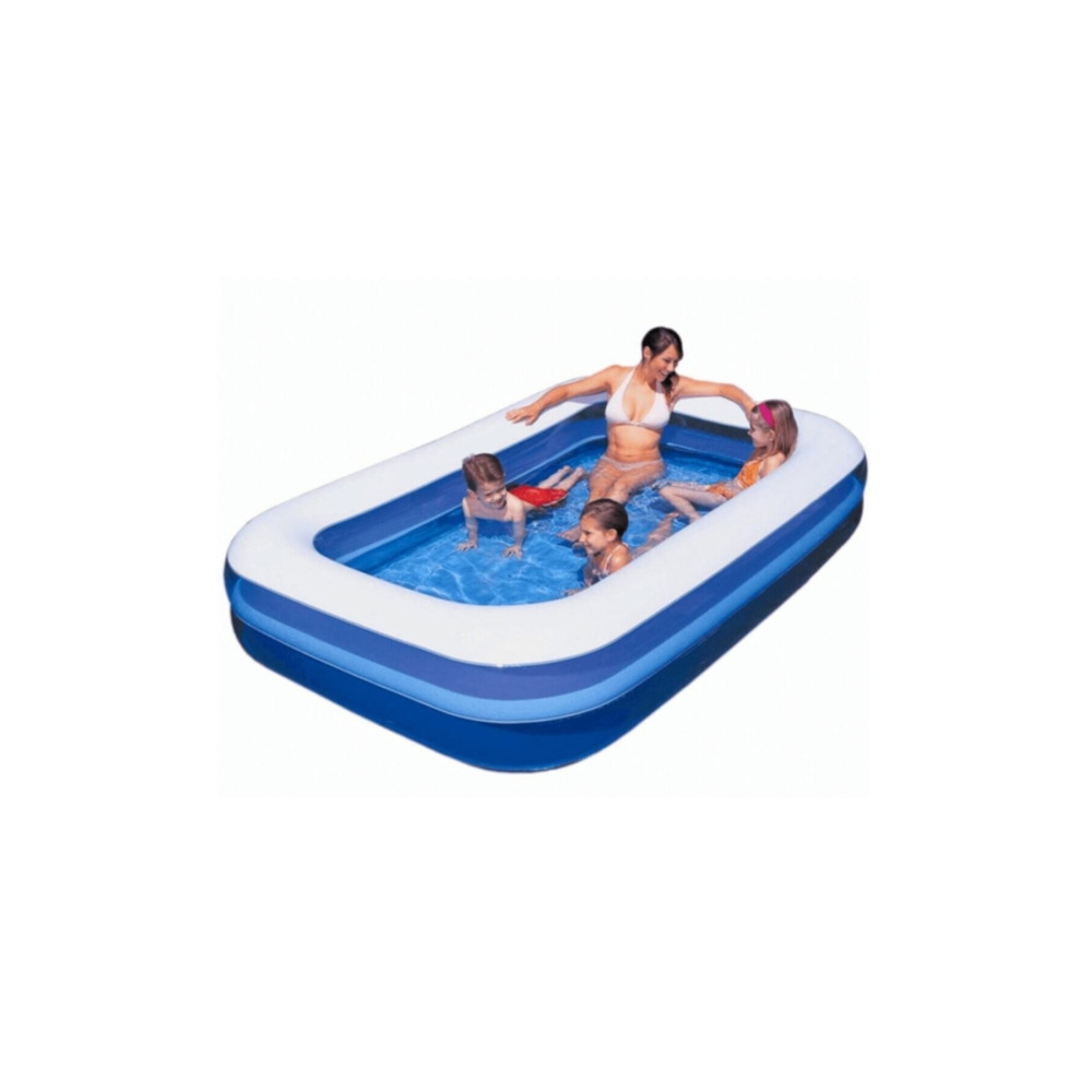 BESTWAY Dikdörtgen Şişme Aile Havuzu Mega Büyük Boy 262x175x51 cm 54006 Dalış & Yüzme Malzemeleri Fiyatı