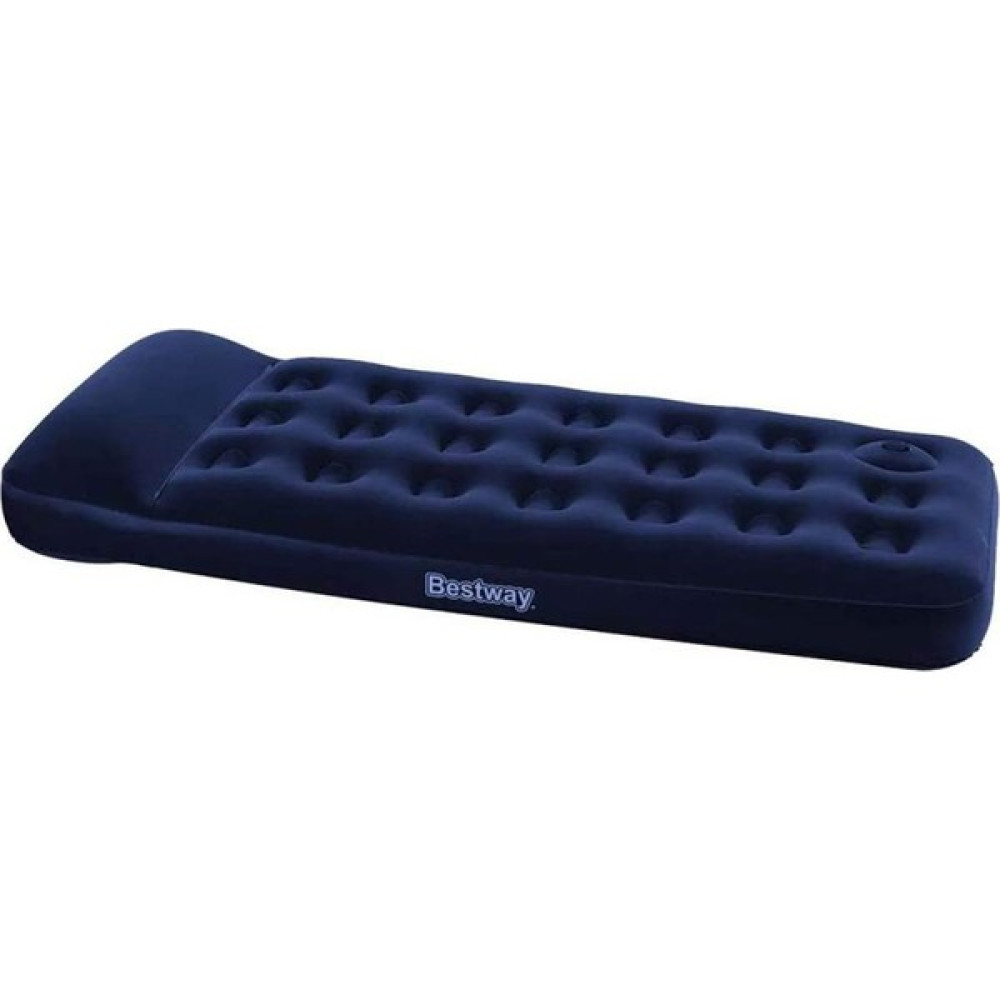 Bestway Pavillo Flocked Air Bed Tek Kişilik Kamp Yatağı Lacivert 1,85 x 76 x 28 cm Şişme Yatak Fiyatı